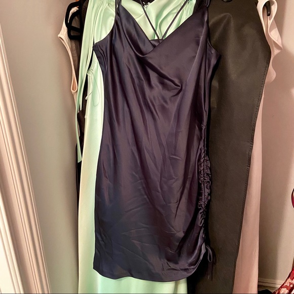 Parker Silk Mini Dress - Picture 1 of 5